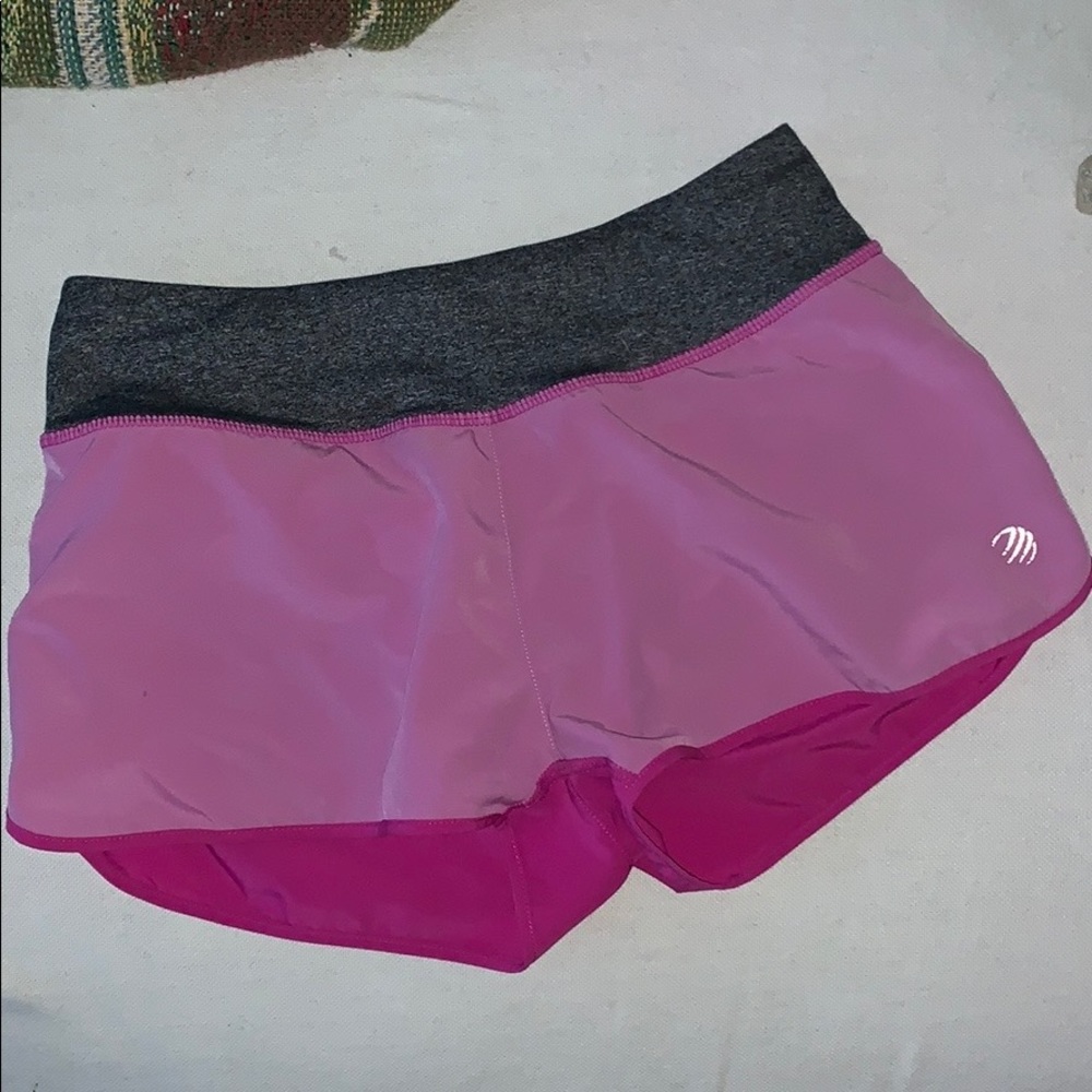 Pink athletic shorts